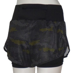 Damen Sportful Doro Cardio Training W Shorts schwarz-gelb
